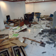 Alpha gallery after being attacked by the Asaad government police.